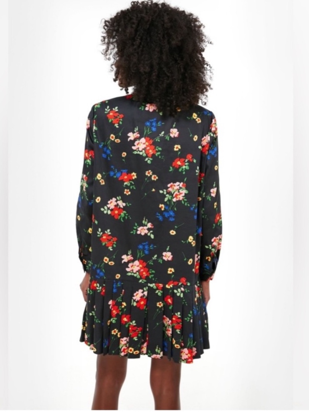 TUCKERNUCK After Light Amaryllis Tate Dress Black Colorful Floral Size Small - Picture 4 of 13